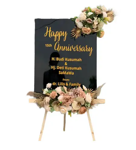 Papan Bunga Akrilik Lamposi Tigo Nagori