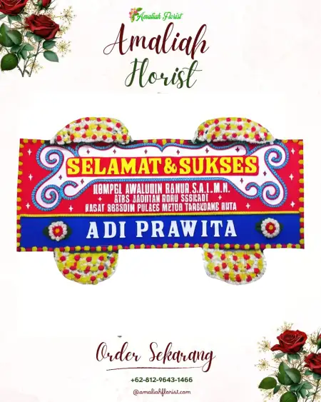 Papan Bunga Ucapan Selamat Lamposi Tigo Nagori
