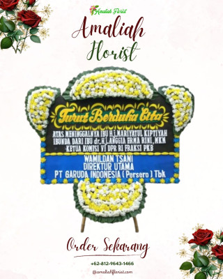 Papan Bunga Duka di Lamposi Tigo Nagori